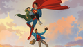 Фоновый кадр с франшизы Мои приключения с Суперменом