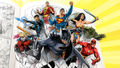 Фоновый кадр с франшизы Супергерои: История DC