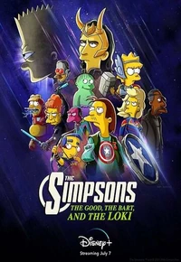 Постер Симпсоны: Добро, Барт и Локи