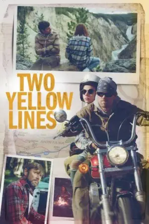 Постер Две жёлтые полосы
