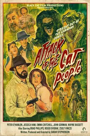 Постер Нападение людей-кошек