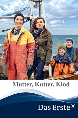 Постер Мама, лодка и ребенок